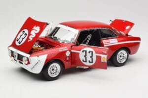 Alfa Romeo GTA 1300 Junior #33 T. Hezemans / G. van Lennep Hezemans Jarama 1972 Minichamps 1:18 100721233 Metalli — kuva 2 / 8