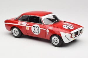 Alfa Romeo GTA 1300 Junior #33 T. Hezemans / G. van Lennep Hezemans Jarama 1972 Minichamps 1:18 100721233 Metalli — kuva 6 / 8