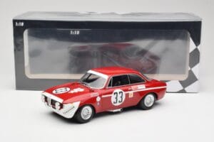Alfa Romeo GTA 1300 Junior #33 T. Hezemans / G. van Lennep Division 1 Winners 4 Hours of Jarama 1972 Minichamps 1:18 15572123 — kuva 6 / 6