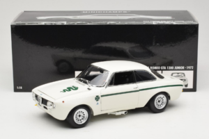 Alfa Romeo GTA 1300 Junior Valkoinen Minichamps 1:18 100120501 Metalli — kuva 8 / 8