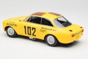 Alfa Romeo GTA 1300 #102 Squadra Corse R. Zanetti / M. Ruspa / Monzeglio Targa Florio 1971 Minichamps 1:18 155711202 Metalli — kuva 5 / 6