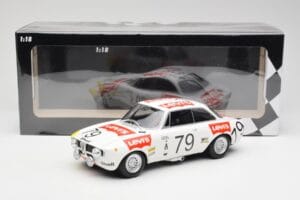 Alfa Romeo GTA 1300 #79 H. Rubens / C. Van Ryn 24 Hours of Spa 1971 Minichamps 1:18 155711279 Metalli — kuva 6 / 6