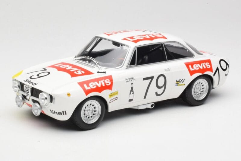 Alfa Romeo GTA 1300 #79 H. Rubens / C. Van Ryn 24 Hours of Spa 1971 Minichamps 1:18 155711279 Metalli
