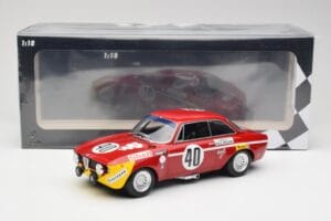 Alfa Romeo GTA 1300 #83 Autodelta C. Facetti / S. Truci 24 Hours of Spa 1972 Minichamps 1:18 155722283 Metalli — kuva 6 / 6