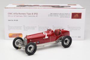 Alfa Romeo P3 #2 R. Caracciola German GP Winner 1932 CMC 1:18 M-220 Metalli — kuva 6 / 6