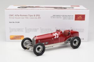 Alfa Romeo P3 #95 R. Caracciola Klausen Pass Hillclimb Winner 1932 CMC 1:18 M-224 Metalli — kuva 6 / 6