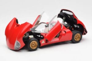 Alfa Romeo 33 Stradale Punainen AUTOart 1:18 70191 Metalli — kuva 2 / 8