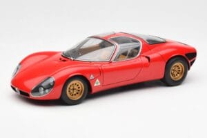 Alfa Romeo 33 Stradale Punainen AUTOart 1:18 70191 Metalli