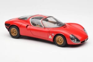 Alfa Romeo 33 Stradale Punainen AUTOart 1:18 70191 Metalli — kuva 6 / 8