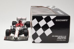 Alfa Romeo Racing C39 #7 K. Raikkonen Styrian GP 2020 Minichamps 1:18 110200207 Metalli — kuva 6 / 6