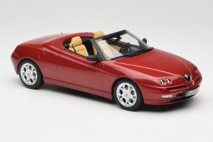Alfa Romeo Spider 916 Proteo Red Metallic Norev 1:18 187854 Metalli — kuva 4 / 6