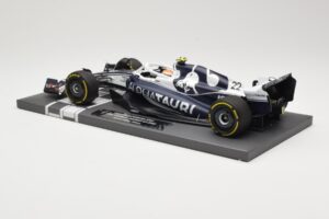AlphaTauri AT03 #22 Y. Tsunoda Bahrain GP 2022 Minichamps 1:18 117220122 Metalli — kuva 5 / 6