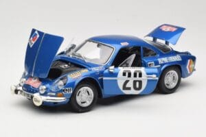 Alpine A110 1600S #28 Alpine-Renault O. Andersson / D. Stone Rally Monte Carlo 1971 Maisto 1:18 56033 Metalli — kuva 2 / 8