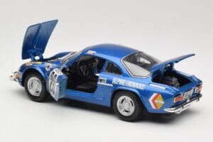 Alpine A110 1600S #28 Alpine-Renault O. Andersson / D. Stone Rally Monte Carlo 1971 Maisto 1:18 56033 Metalli — kuva 5 / 8