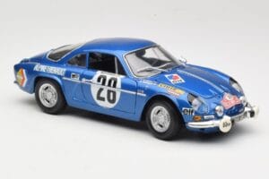 Alpine A110 1600S #28 Alpine-Renault O. Andersson / D. Stone Rally Monte Carlo 1971 Maisto 1:18 56033 Metalli — kuva 6 / 8