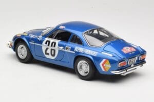 Alpine A110 1600S #28 Alpine-Renault O. Andersson / D. Stone Rally Monte Carlo 1971 Maisto 1:18 56033 Metalli — kuva 7 / 8