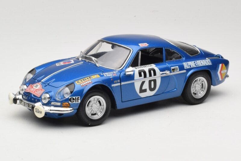 Alpine A110 1600S #28 Alpine-Renault O. Andersson / D. Stone Rally Monte Carlo 1971 Maisto 1:18 56033 Metalli
