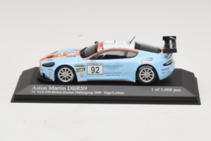 Aston Martin DBRS9 Gulf #92 T. Enge / Lechner VLN 250 Nurburgring 2008 Minichamps 1:43 400081392 Metalli