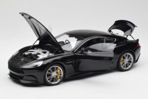 Aston Martin Vanquish Onyx Musta AUTOart 1:18 70247 Metalli — kuva 2 / 8