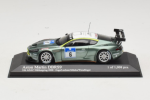 Aston Martin DBRS9 #6 M. Engel / K. Lechner ADAC 24 Hours Nurburgring 2008 Minichamps 1:43 400081306 Metalli