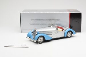 Audi 225 Front Roadster Sininen Hopea CMC 1:18 M-075B Metalli — kuva 6 / 6