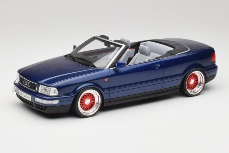 Audi 80 B4 Cabriolet Ming Sininen Metallic Custom Wheels Otto 1:18 OT806-C Hartsi