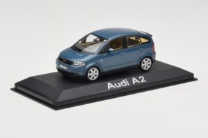 Audi A2 Blue Metallic Minichamps 1:43 20022200748005 Metalli — kuva 2 / 4