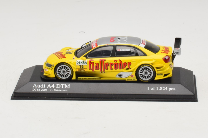 Audi A4 B6 #12 T. Kristensen Audi Sport Team Rosberg DTM 2004 Minichamps 1:43 400041412 Metalli