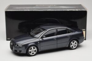 Audi A4 B7 Harmaa Metallinen Minichamps 1:18 100014400 Metalli — kuva 8 / 8