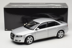 Audi A4 B7 Hopea Minichamps 1:18 100014402 Metalli — kuva 8 / 8