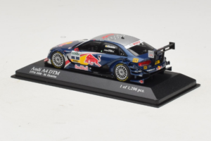 Audi A4 DTM #1 M. Ekstrom Audi Sport Team Abt Sportsline DTM Champion 2008 Minichamps 1:43 400081801 Metalli — kuva 3 / 4