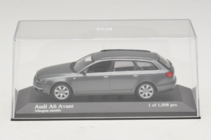 Audi A6 C6 Avant Grey Metallic Minichamps 1:43 400013011 Metalli — kuva 4 / 5
