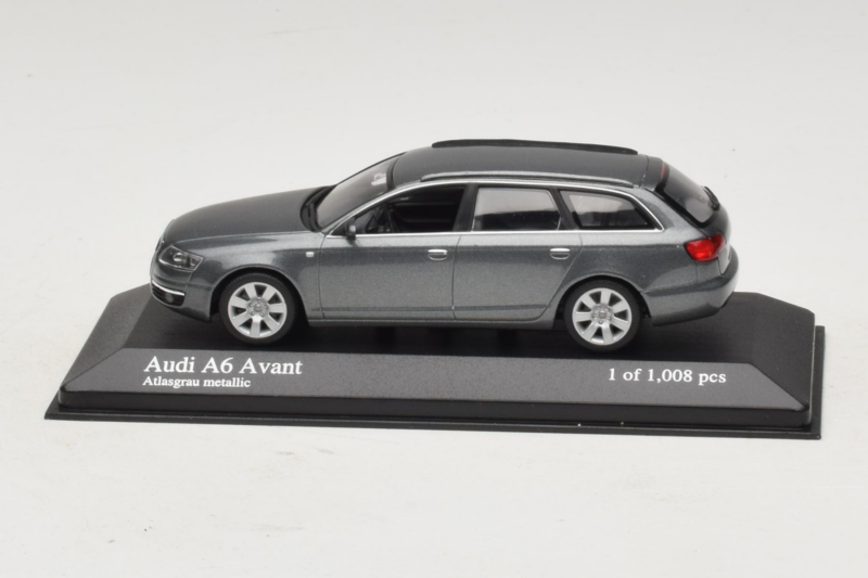 Audi A6 C6 Avant Grey Metallic Minichamps 1:43 400013011 Metalli