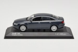 Audi A6 C6 Tummansininen Minichamps 1:43 5010406143 Metalli