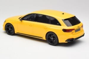 Audi RS4 B9 Avant 25. Vuosijuhla Vegas Keltainen GT Spirit 1:18 GT935 Hartsi — kuva 5 / 6