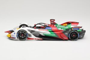 Audi e-tron FE05 Audi Sport ABT Schaeffler #66 D. Abt Formula E Season 5 2019 Minichamps 1:18 114180066 Metalli — kuva 3 / 6
