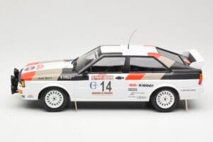 Audi Quattro #14 M. Mouton / F. Pons Winners Rally Sanremo 1981 Minichamps 1:18 155811114 Metalli — kuva 3 / 6