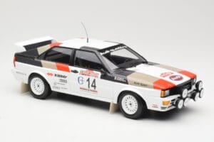 Audi Quattro #14 M. Mouton / F. Pons Winners Rally Sanremo 1981 Minichamps 1:18 155811114 Metalli — kuva 4 / 6