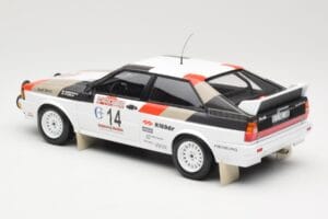 Audi Quattro #14 M. Mouton / F. Pons Winners Rally Sanremo 1981 Minichamps 1:18 155811114 Metalli — kuva 5 / 6