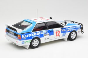 Audi Quattro A2 #12 H. Wittmann / R. Diekmann Safari Rally 1984 Sun Star 1:18 4246 Metalli — kuva 3 / 8
