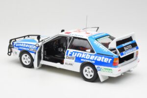 Audi Quattro A2 #12 H. Wittmann / R. Diekmann Safari Rally 1984 Sun Star 1:18 4246 Metalli — kuva 5 / 8