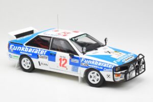 Audi Quattro A2 #12 H. Wittmann / R. Diekmann Safari Rally 1984 Sun Star 1:18 4246 Metalli — kuva 6 / 8