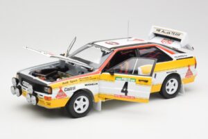 Audi Quattro A2 #4 W. Rohrl / C. Geistdorfer Rally de Portugal 1984 Sun Star 1:18 4224 Metalli — kuva 2 / 8
