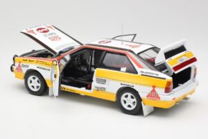 Audi Quattro A2 #4 W. Rohrl / C. Geistdorfer Rally de Portugal 1984 Sun Star 1:18 4224 Metalli — kuva 5 / 8
