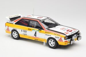 Audi Quattro A2 #4 W. Rohrl / C. Geistdorfer Rally de Portugal 1984 Sun Star 1:18 4224 Metalli — kuva 6 / 8