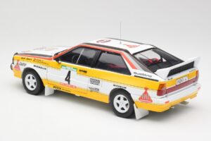Audi Quattro A2 #4 W. Rohrl / C. Geistdorfer Rally de Portugal 1984 Sun Star 1:18 4224 Metalli — kuva 7 / 8