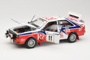 Audi Quattro #11 F. Wittmann / J. Pattermann Rally Acropolis 1986 Sun Star 1:18 4191 Metalli — kuva 2 / 8