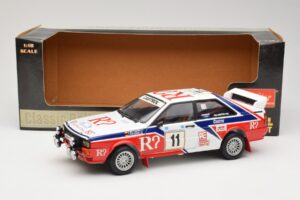 Audi Quattro #11 F. Wittmann / J. Pattermann Rally Acropolis 1986 Sun Star 1:18 4191 Metalli — kuva 8 / 8