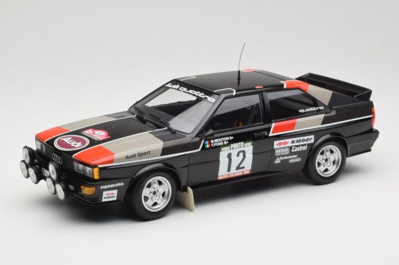 Audi Quattro #12 M. Mouton / F. Pons Audi Sport Rally de Portugal 1981 Minichamps 1:18 155811112 Metalli