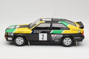 Audi Quattro #2 M. Mouton / F. Pons Audi Sport Rally of 1000 Pistes 1981 Minichamps 1:18 155811122 Metalli — kuva 3 / 6